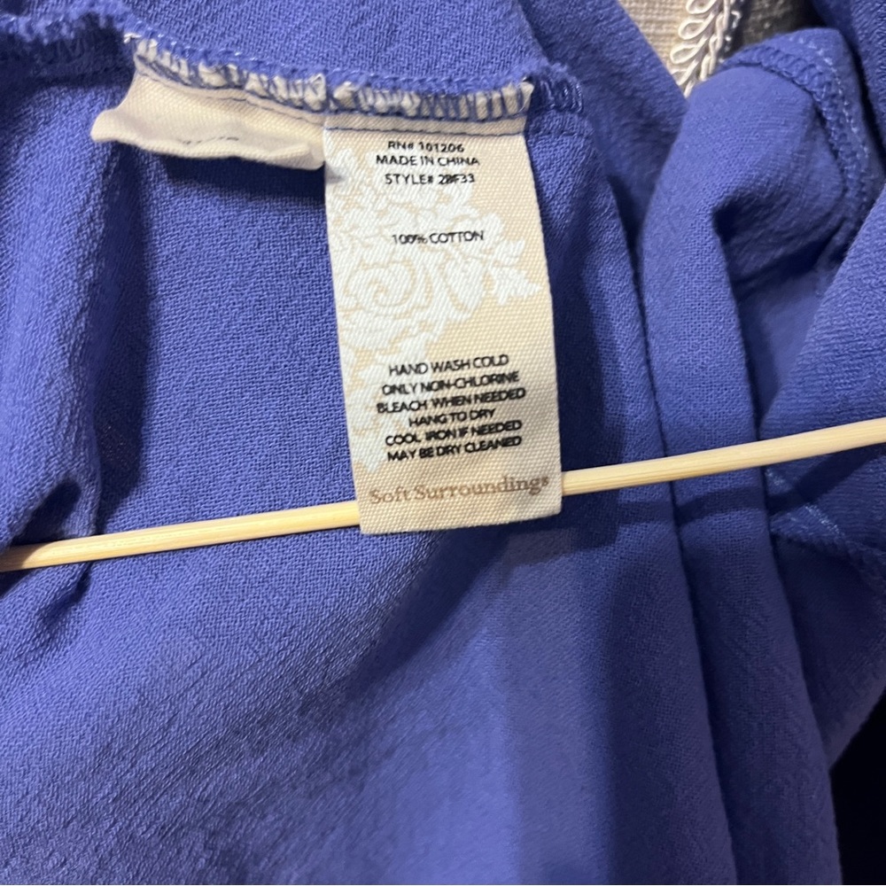 Soft Surroundings One-Button Jacket-Periwinkle - image 5